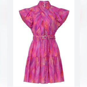 10 Crosby Derek Lam Pink and Purple Dress